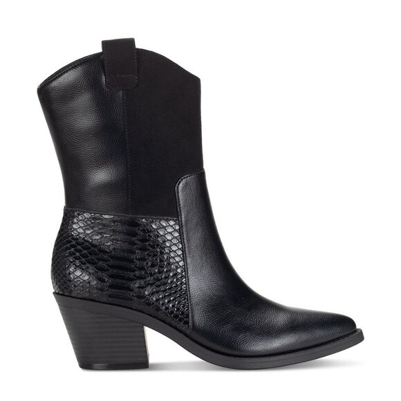 Sand & Stone Women's Biancaa Western Block Heel Booties 8 - Picture 3 of 8